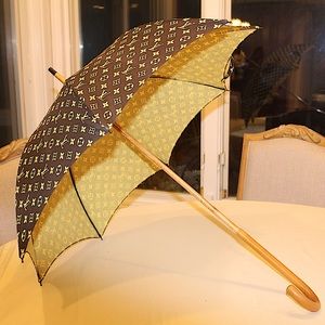 Louis Vuitton Cloth Umbrella Vintage